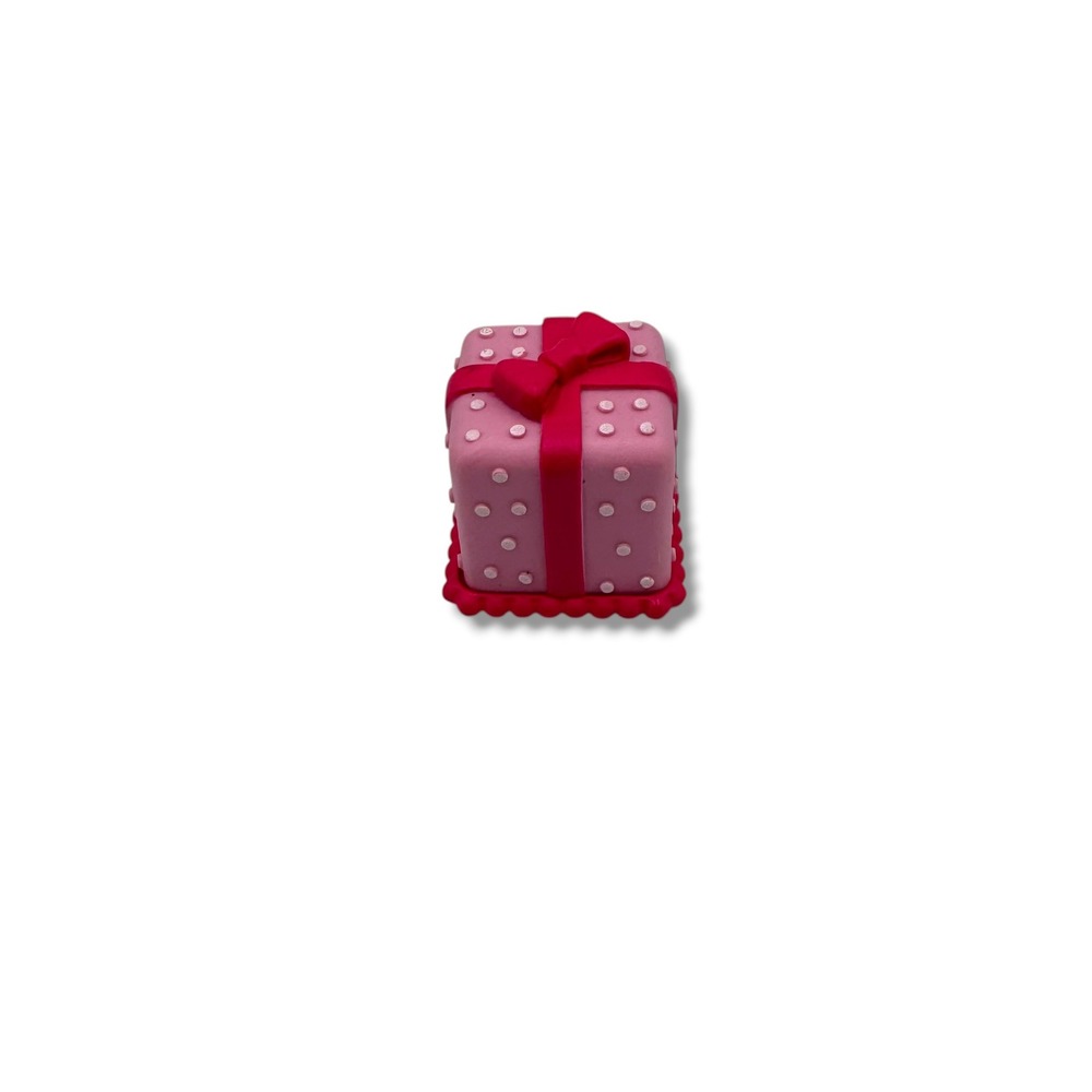 American Girl Doll Accessory Pink Present Gift Box Toy 2012 Polka Dot Bow‎